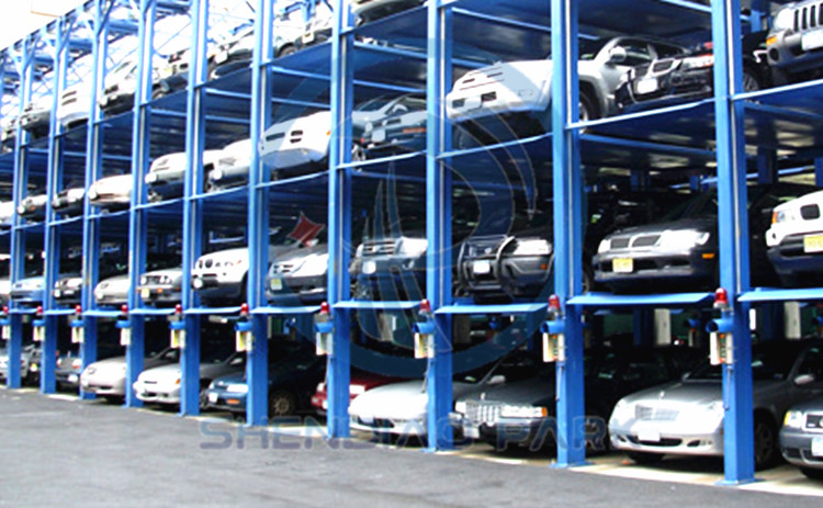 簡(jiǎn)易升降式雙層機(jī)械車位