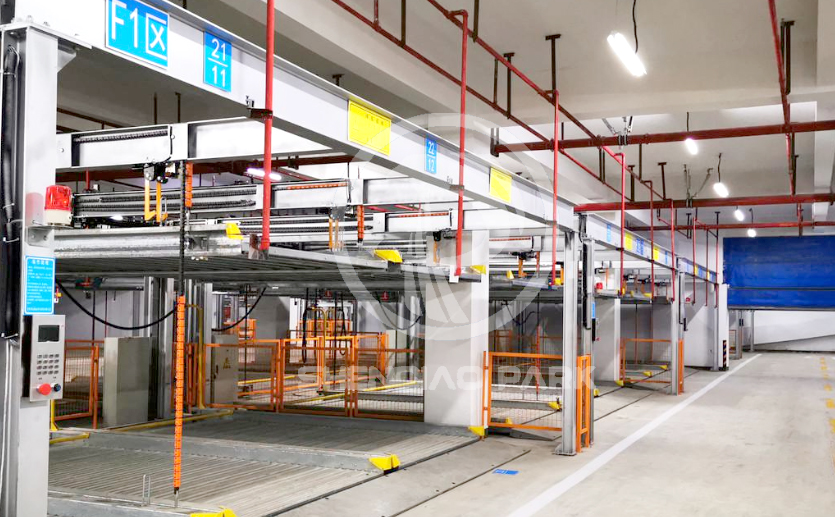 地下雙層升降橫移式立體停車場 地下雙層升降橫移式立體停車場